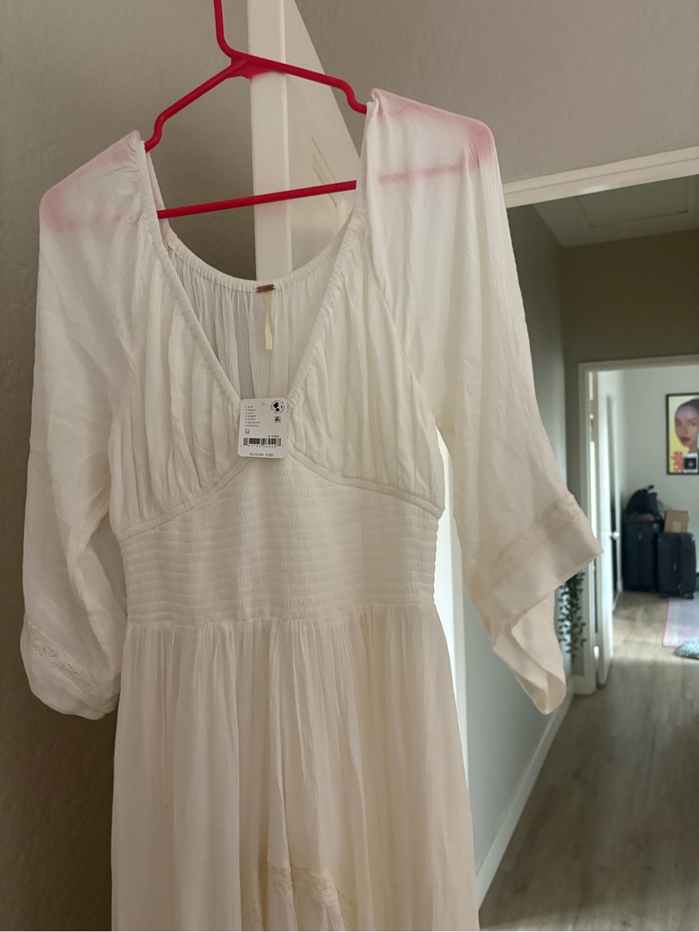 Free People White Dixie Maxi Dress NWT - Picture 2 of 3